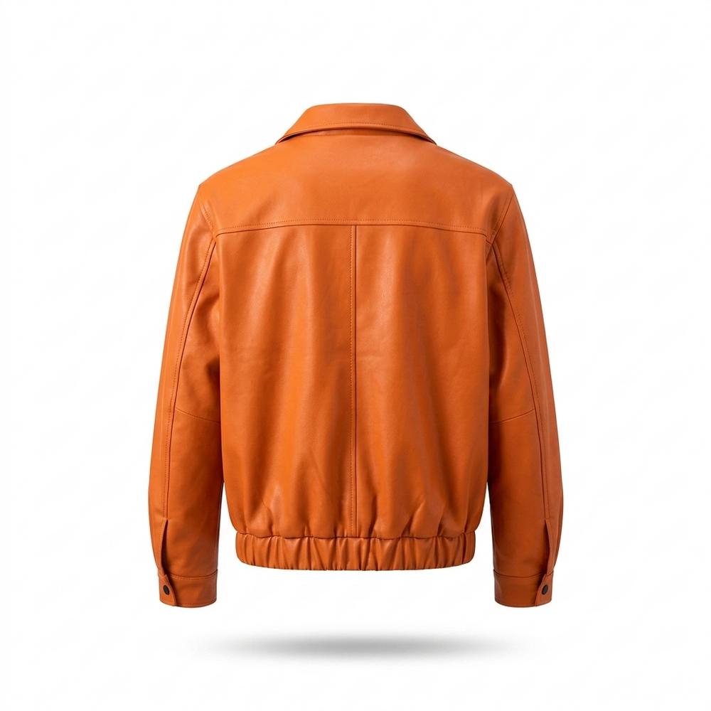 Allsaints Leather - Mozot | Zip-Up Collared Leather Jacket Men