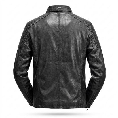 Allsaints Leather - Eefin | Quilted Zippered Jacket Men