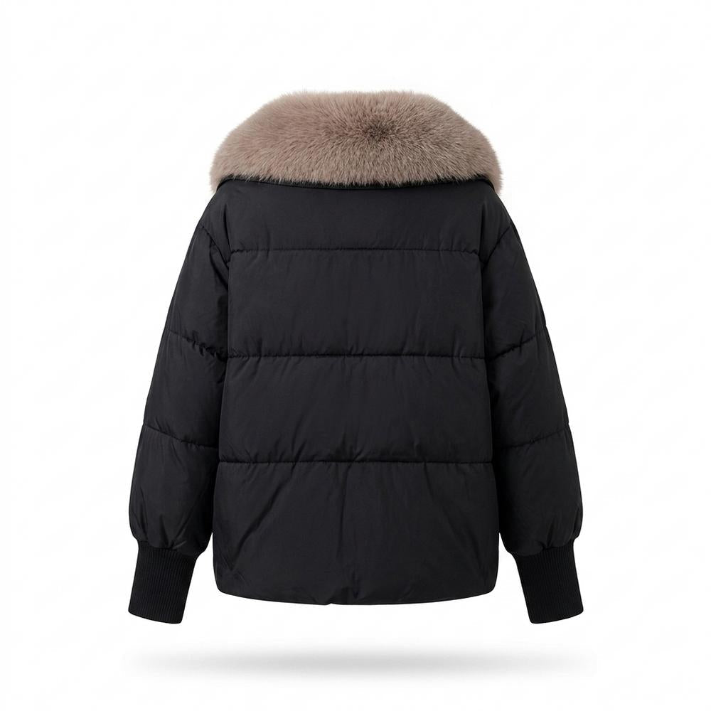 Allsaints Leather - Rasil | Padded Fur-Collared Jacket Women