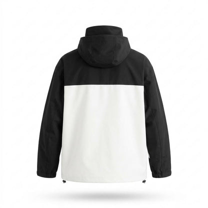 Allsaints Leather - Velom | Asymmetrical Color-Blocked Jacket Unisex