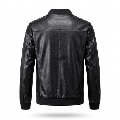 Allsaints Leather - Lyvan | Bomber-Style Zip-Up Leather Jacket Men