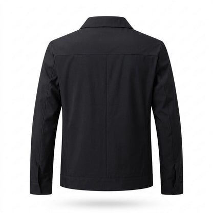 Allsaints Leather - Zarev | Zip-Up Collared Jacket Men