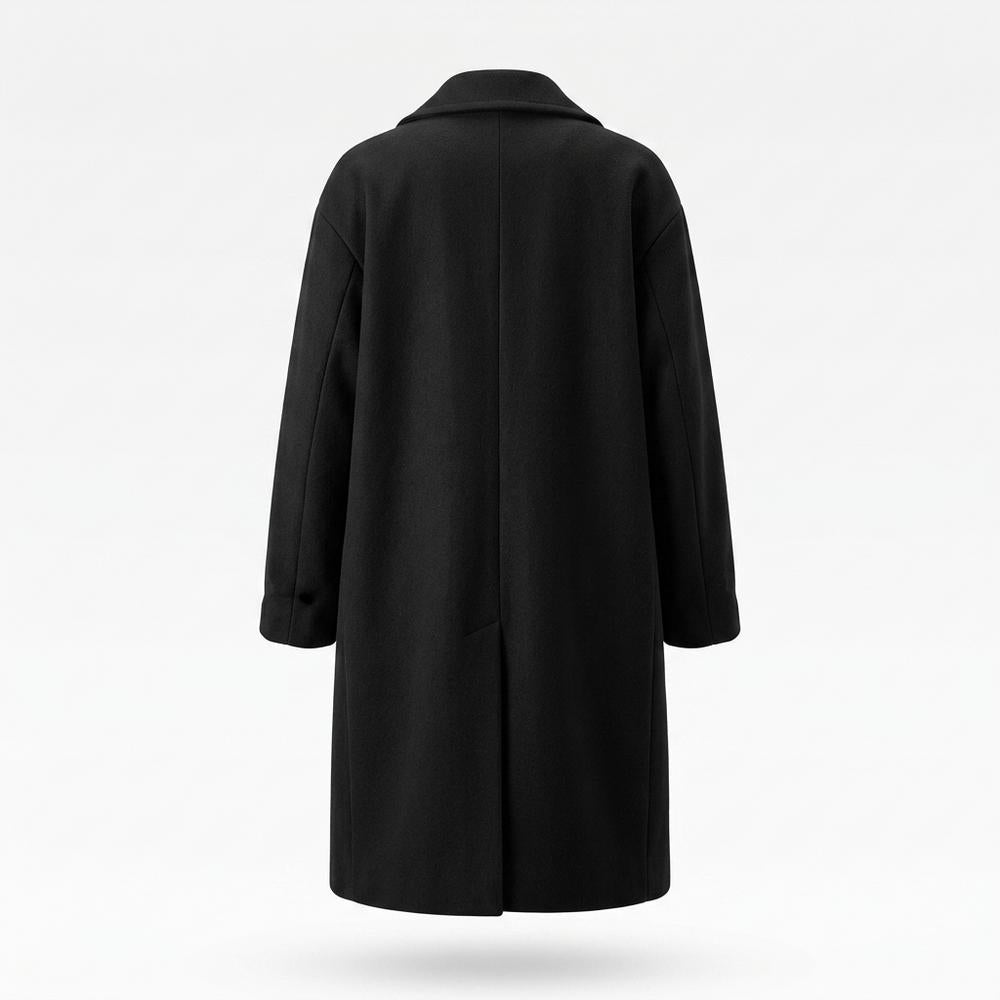 Allsaints Leather - Lodar | Longline Single-Breasted Coat Women