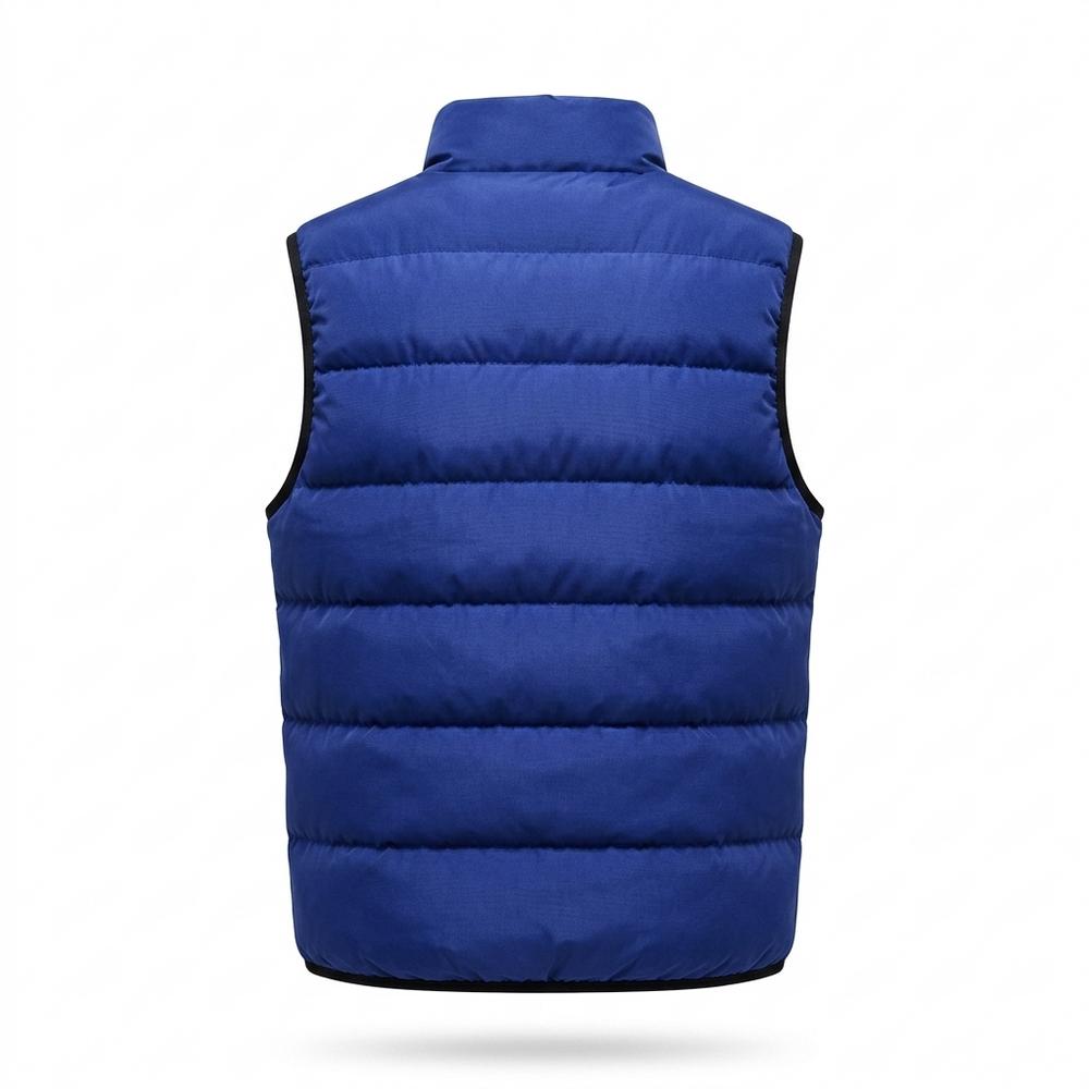 Allsaints Leather - Visol | Quilted Zip-Up Vest Men