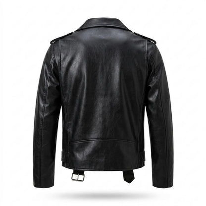 Allsaints Leather - Yolun | Asymmetrical Belted Leather Jacket Unisex