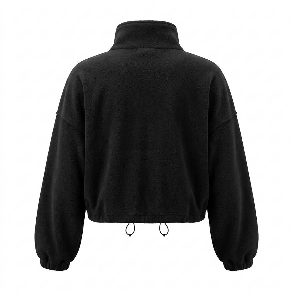 Allsaints Leather - Rivel | Fleece Zip-Up Jacket Women