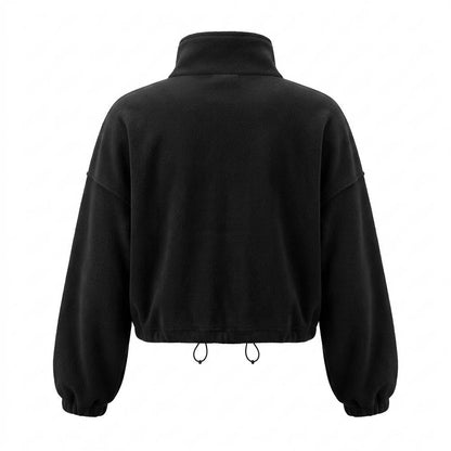 Allsaints Leather - Rivel | Fleece Zip-Up Jacket Women