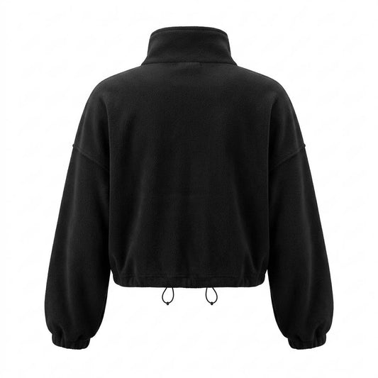 Allsaints Leather - Rivel | Fleece Zip-Up Jacket Women