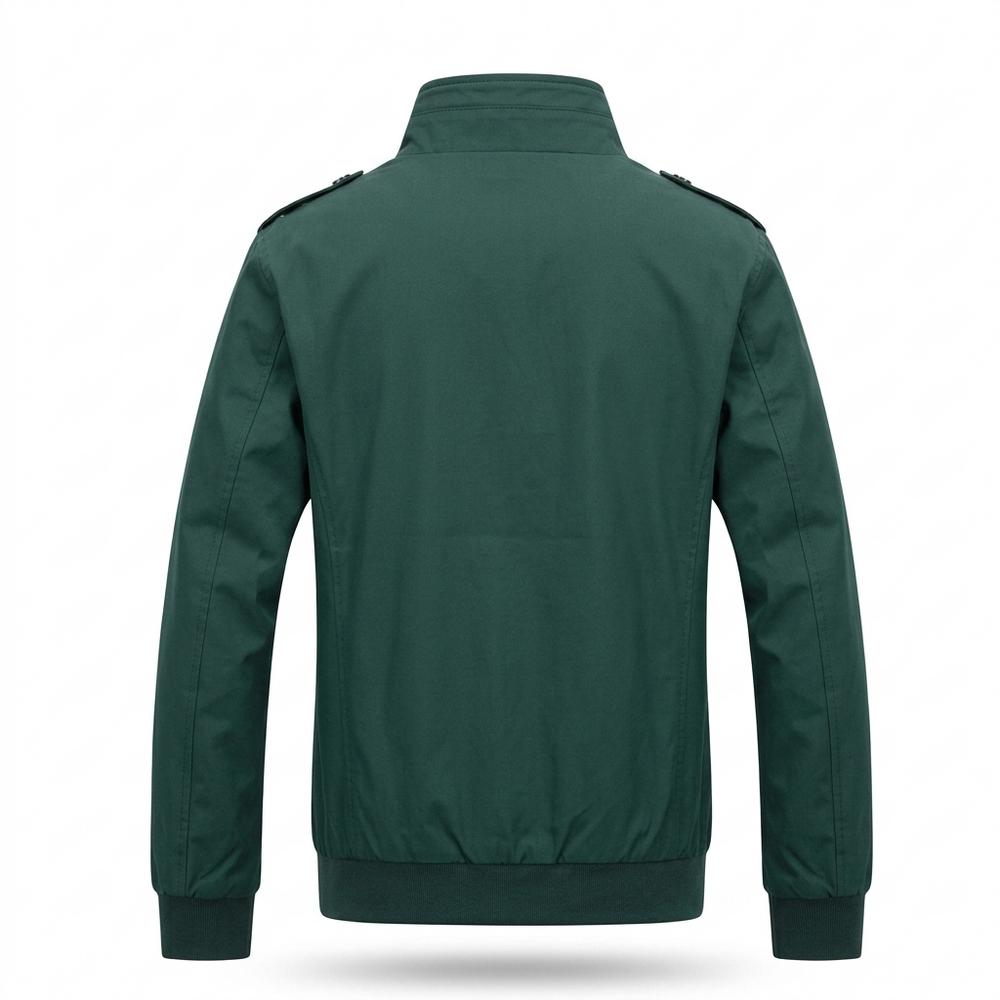Allsaints Leather - Miser | Zip-Up Stand-Collar Jacket Men
