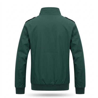 Allsaints Leather - Miser | Zip-Up Stand-Collar Jacket Men