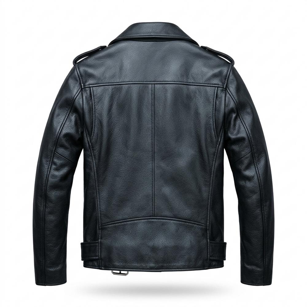 Allsaints Leather - Nolin | Asymmetrical Belted Leather Jacket Men