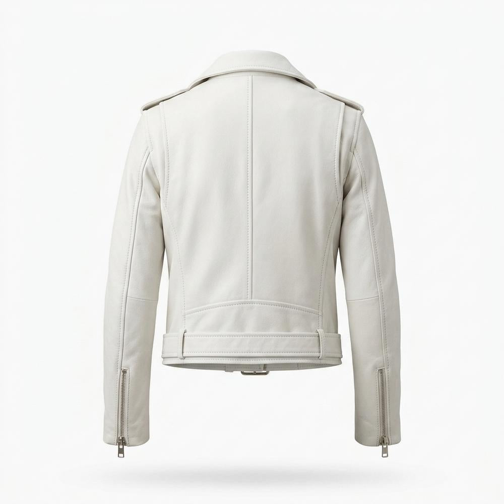 Allsaints Leather - Calev | Asymmetrical Belted Leather Jacket Women