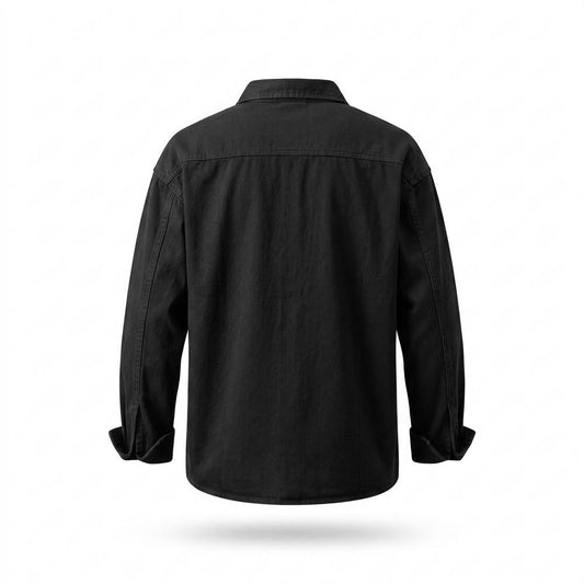 Allsaints Leather - Samel | Denim Relaxed Fit Shirt Men