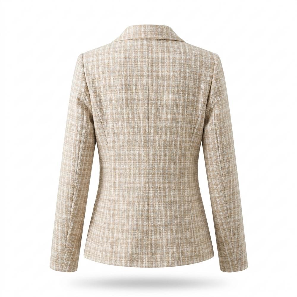 Allsaints Leather - Makar | Plaid Tailored Blazer Women