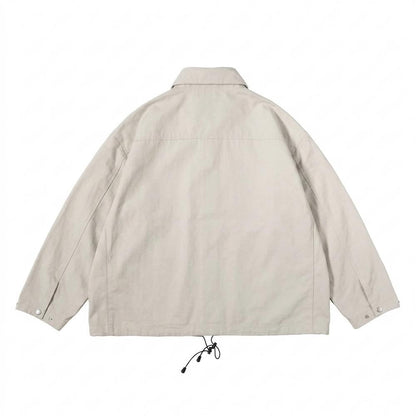 Allsaints Leather - Casen | Multi-Pocket Relaxed-Fit Jacket Unisex