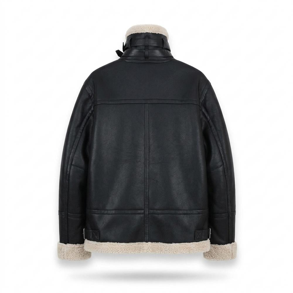 Allsaints Leather - Teruv | Lined High-Collar Jacket Men