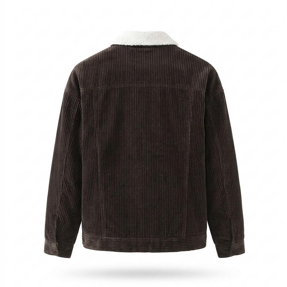 Allsaints Leather - Caren | Corduroy Sherpa-Lined Jacket Unisex