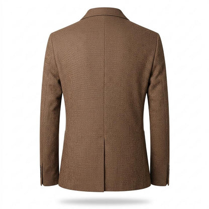 Allsaints Leather - Salen | Textured Tailored Blazer Men