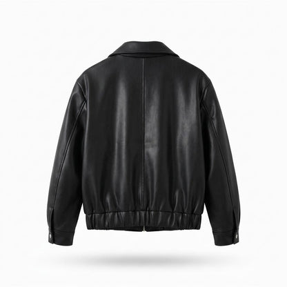 Allsaints Leather - Vusan | Faux Leather Zip-Up Jacket Men