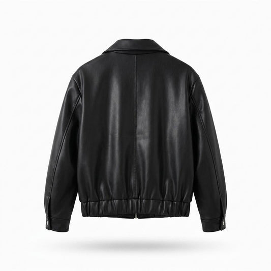 Allsaints Leather - Vusan | Faux Leather Zip-Up Jacket Men