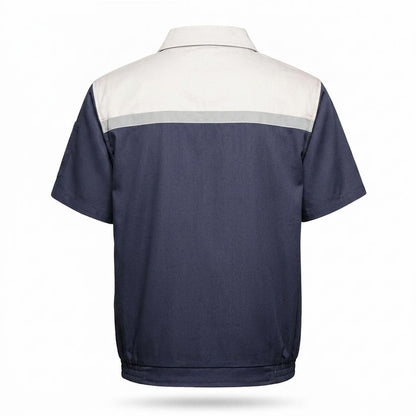 Allsaints Leather - Zemel | Short-Sleeved Reflective Jacket Unisex