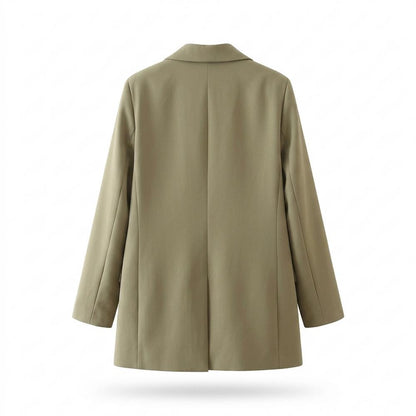Allsaints Leather - Tinal | Double-Breasted Relaxed-Fit Blazer Women