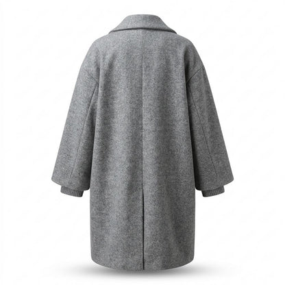 Allsaints Leather - Ritor | Heathered Single-Breasted Coat Women