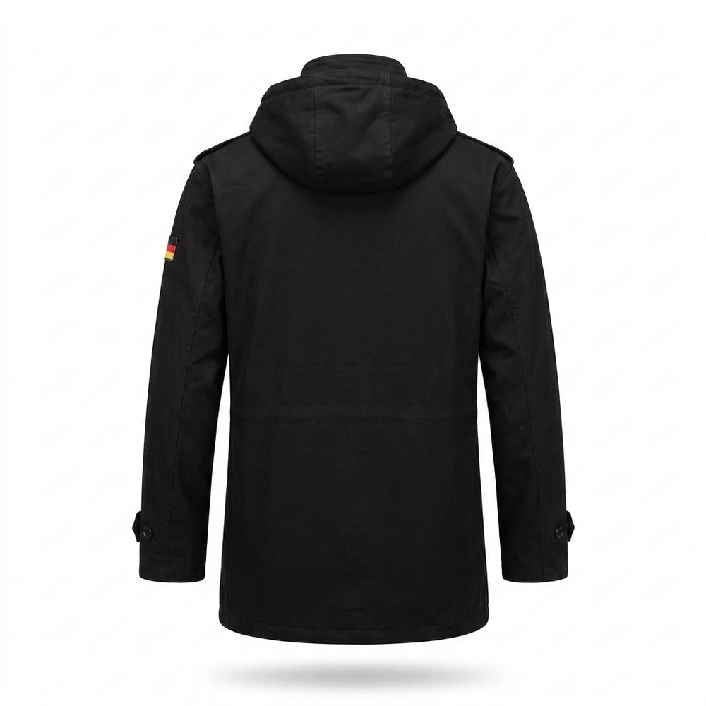 Allsaints Leather - Ketak | Lined Hooded Coat Men