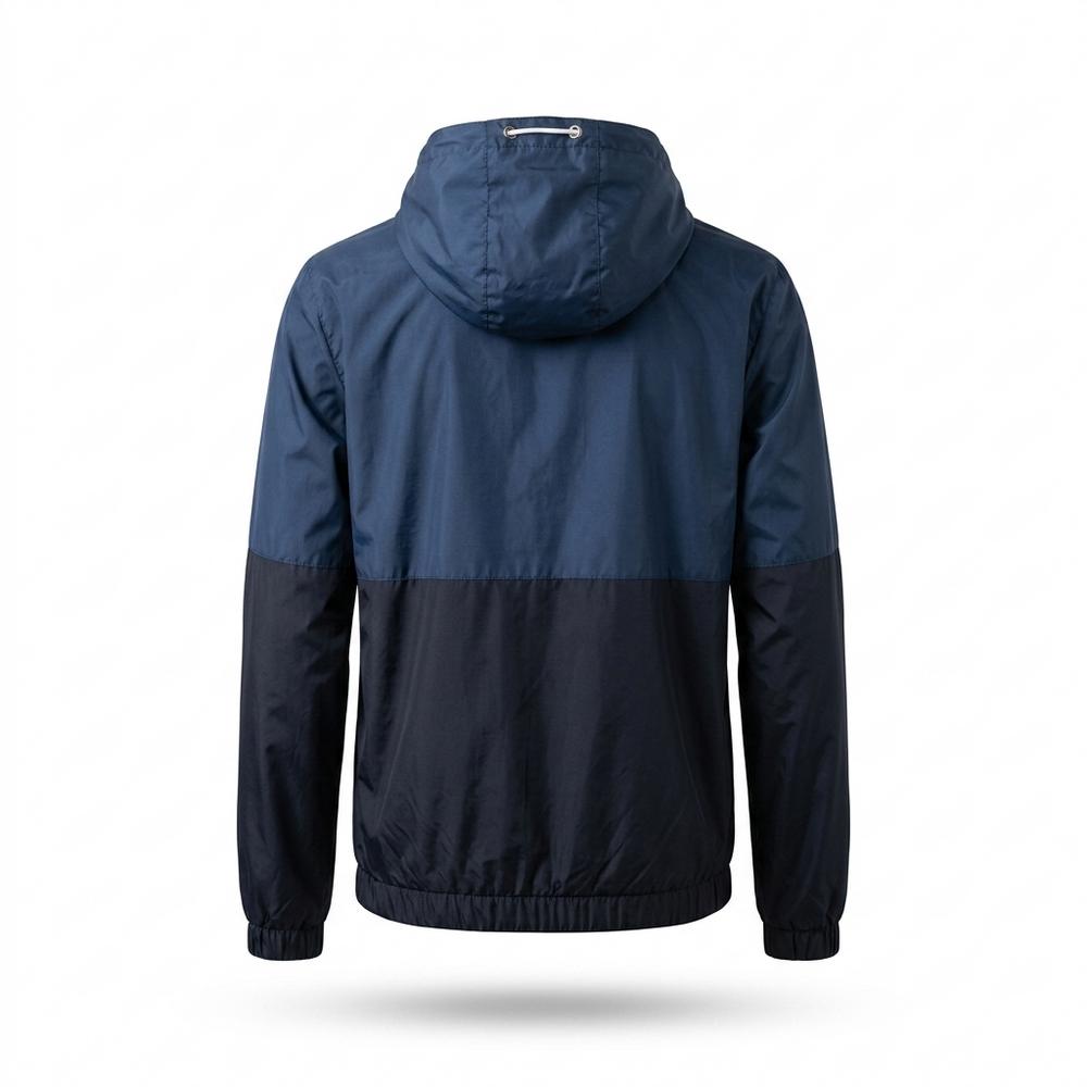 Allsaints Leather - Nelin | Color-Blocked Hooded Jacket Unisex