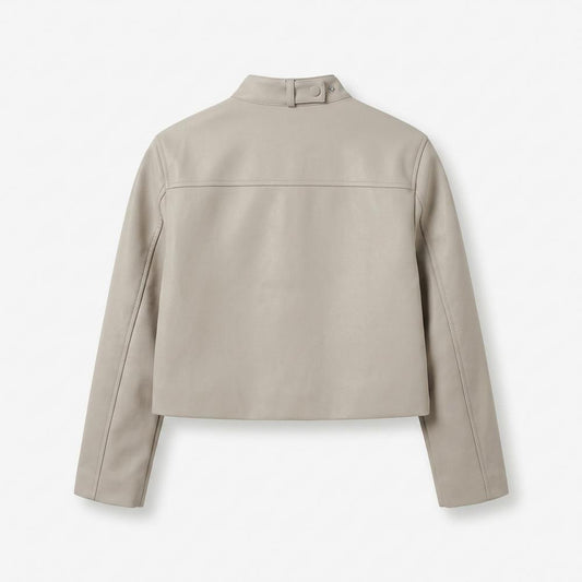Allsaints Leather - Varan | Zip-Up Suede-Effect Jacket Women