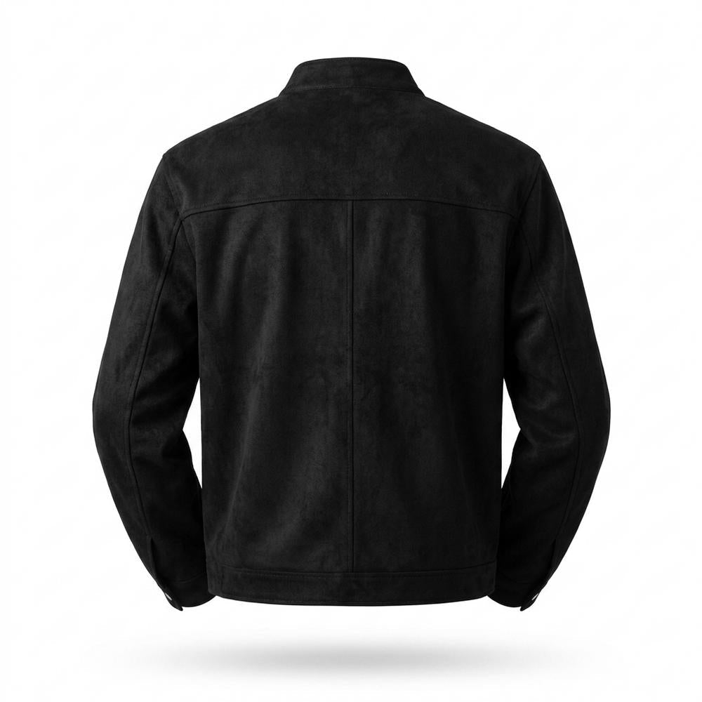 Allsaints Leather - Simen | Suede Zip-Up Jacket Men