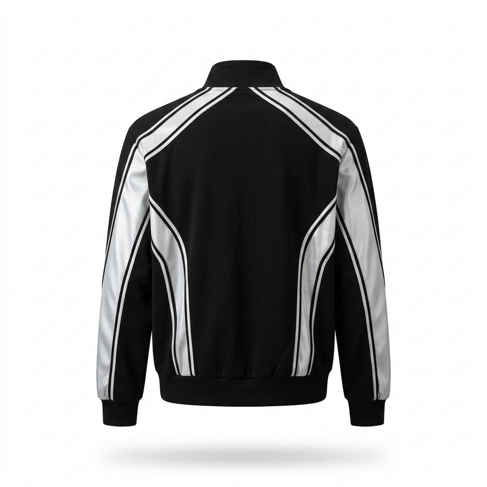 Allsaints Leather - Vinal | Zip-Up Paneled Jacket Men