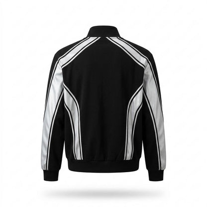 Allsaints Leather - Vinal | Zip-Up Paneled Jacket Men