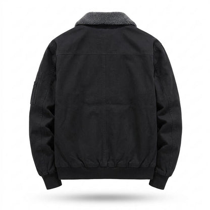 Allsaints Leather - Casan | Sherpa-Lined Bomber-Style Jacket Men