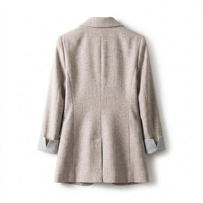 Allsaints Leather - Tasil | Single-Breasted Relaxed-Fit Blazer Women