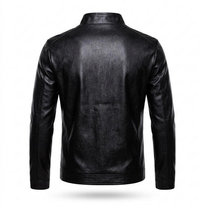 Allsaints Leather - Covur | Zip-Up Slim-Fit Leather Jacket Men