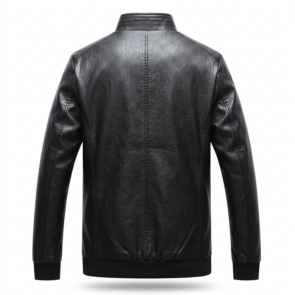 Allsaints Leather - Zesel | Lined Zippered Leather Jacket Men