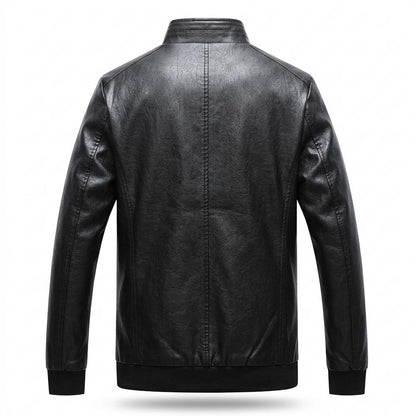 Allsaints Leather - Zesel | Lined Zippered Leather Jacket Men