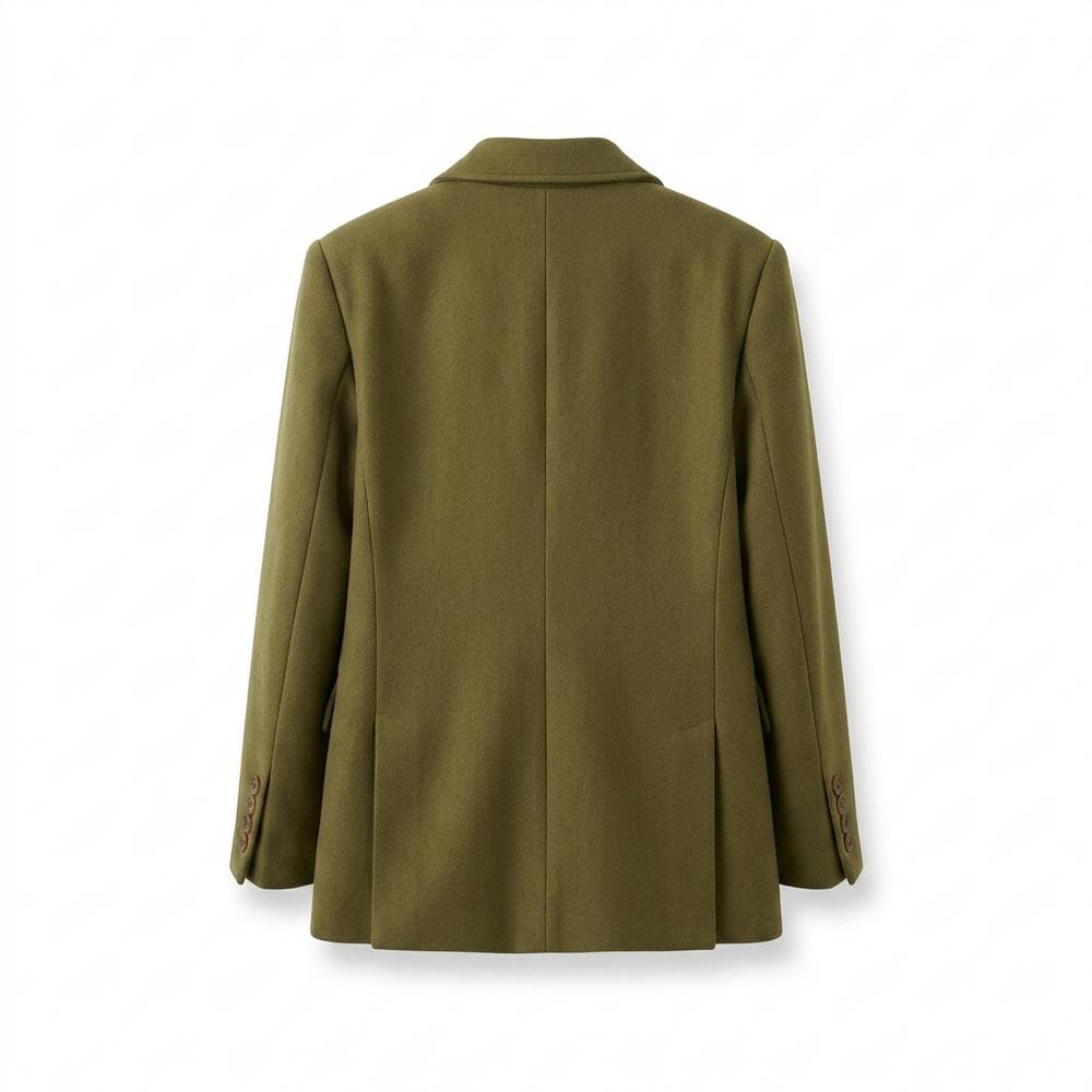 Allsaints Leather - Nolor | Single-Breasted Notched Lapel Blazer Women
