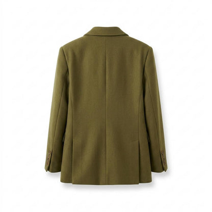 Allsaints Leather - Nolor | Single-Breasted Notched Lapel Blazer Women