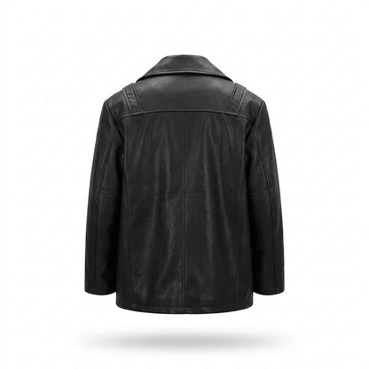 Allsaints Leather - Vevel | Buckled High-Collar Leather Jacket Men