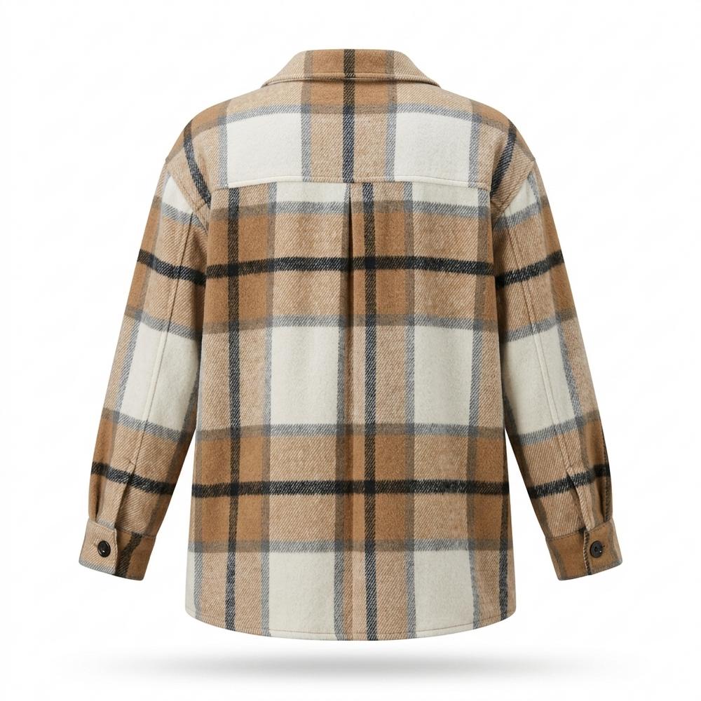 Allsaints Leather - Elmor | Plaid Button-Front Jacket Women