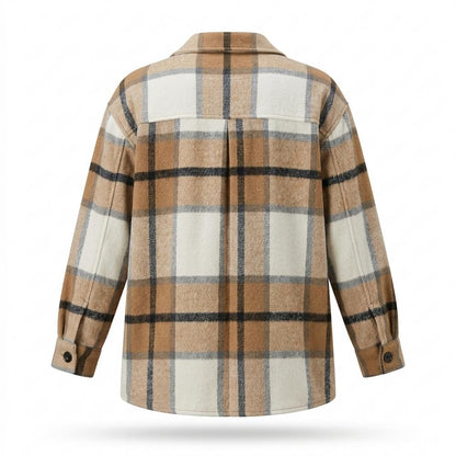 Allsaints Leather - Elmor | Plaid Button-Front Jacket Women