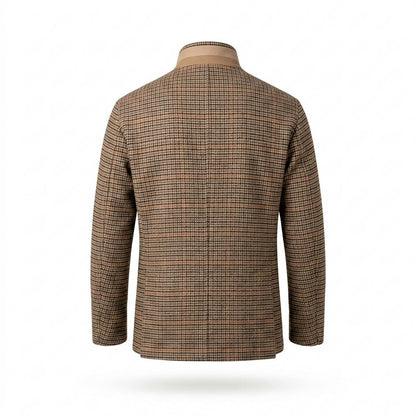 Allsaints Leather - Elken | Plaid Wool-Blend Jacket Men