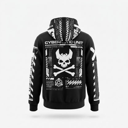 Allsaints Leather - Linus | Printed Zip-Up Hoodie Unisex