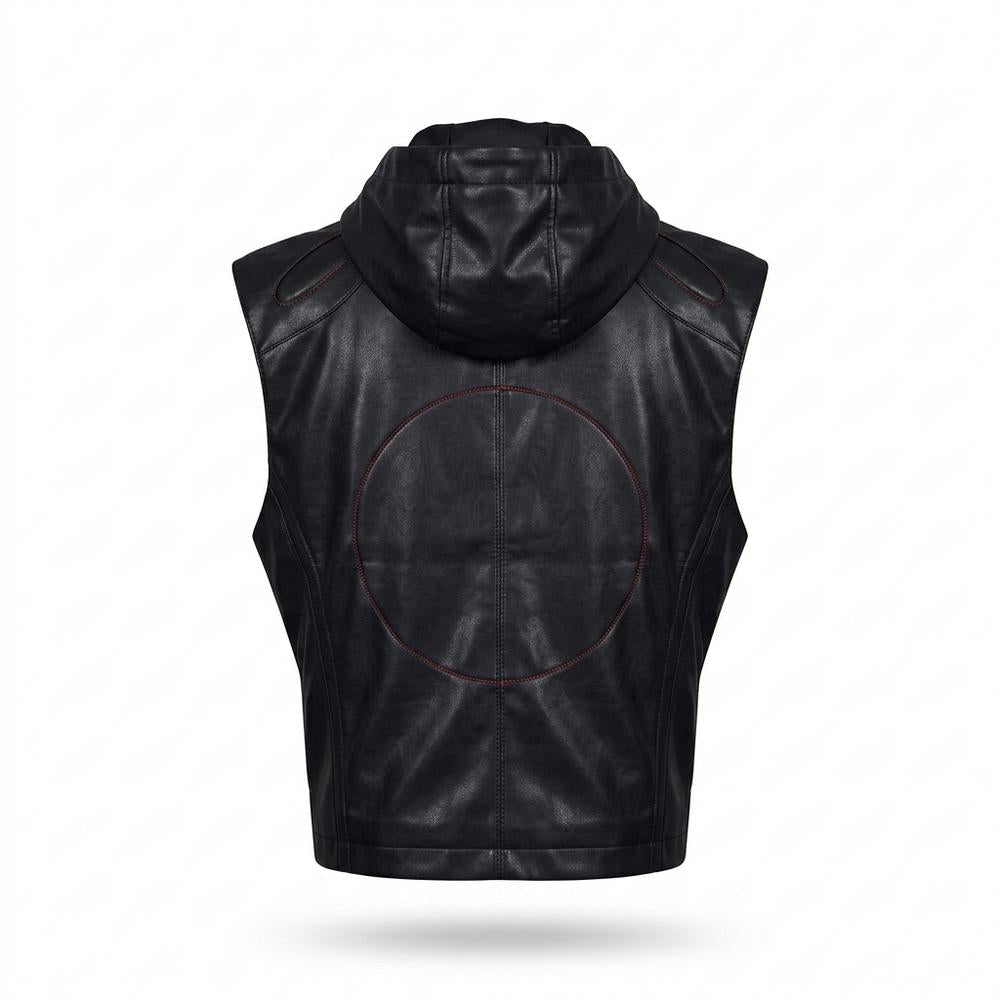 Allsaints Leather - Zaful | Hooded Fitted Vest Unisex