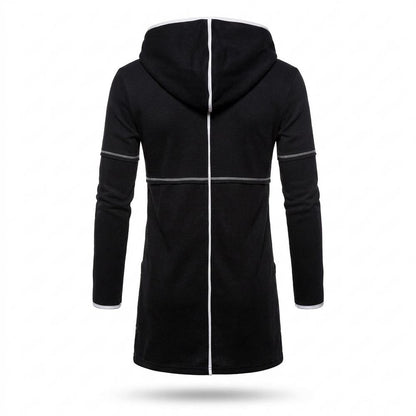 Allsaints Leather - Dafut | Long-Cut Hooded Cardigan Men