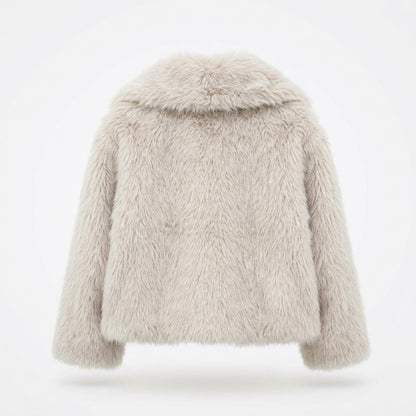 Allsaints Leather - Taher | Faux-Fur Cropped Jacket Women