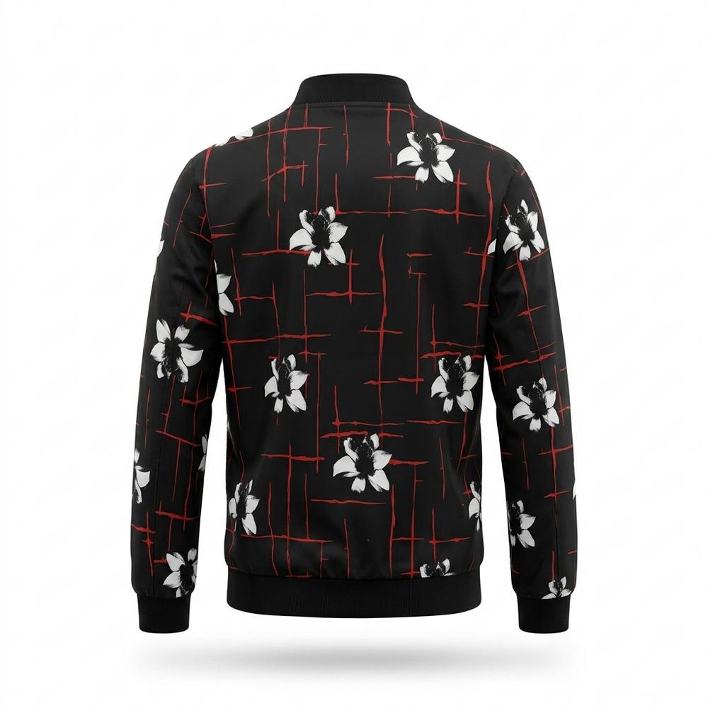Allsaints Leather - Vuhun | Patterned Zip-Up Jacket Men