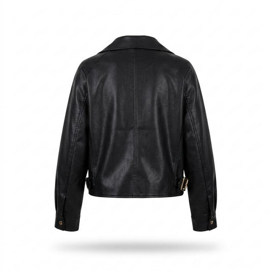 Allsaints Leather - Vasol | Relaxed-Fit Cropped Leather Jacket Women